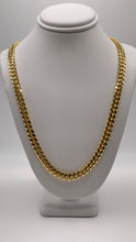 Load image into Gallery viewer, 6.4mm Solid Miami Cuban Link Chain In 10 KT Yellow Gold