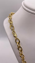 Load image into Gallery viewer, 8.3mm Unique Link Chain In 10 KT Yellow Gold