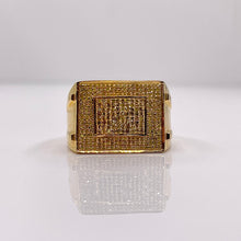 Load image into Gallery viewer, 0.54 CT. Natural Yellow Diamond Men’s Ring In 10 KT Yellow Gold