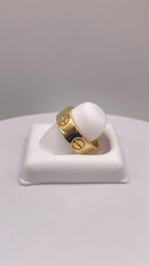 18 KT Yellow Gold Cartier Inspired Love Ring