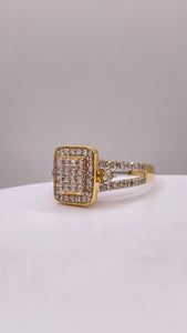 0.78 CT. Natural Diamonds Women’s Ring In 10 KT Yellow Gold