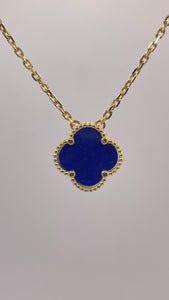 Clover Necklace In 10 KT Yellow Gold