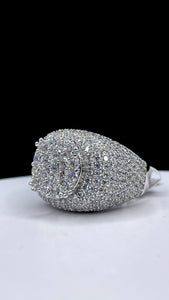 Mens Ring In Silver With CZ