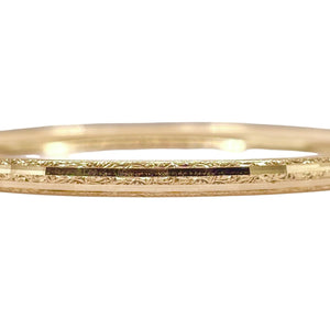 Diamond-Cut Baby Bangle In 10 KT Yellow Gold
