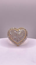 Load image into Gallery viewer, 2.73 CT. Natural Diamond Heart Shape Ring In 10 KT Yellow Gold