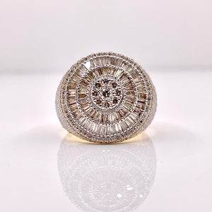 2.48 CT. Natural Diamond Men’s Ring In 10 KT Yellow Gold