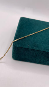 1.5mm Dainty Cable Link Chain In 10 KT Yellow Gold