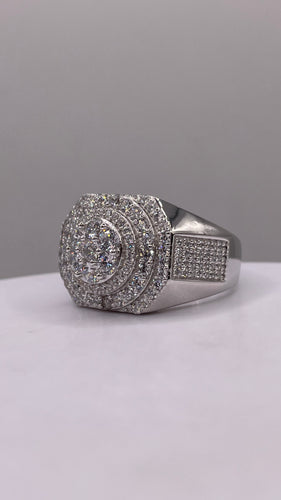 Men’s Silver Ring With CZ