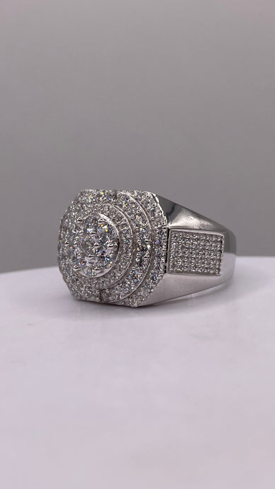 Men’s Silver Ring With CZ