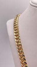 Load image into Gallery viewer, 7.5mm Miami Cuban Link Chain In 14 KT Yellow Gold