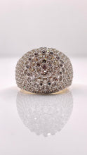 Load image into Gallery viewer, 2.77 CT. Natural Diamond Men’s Round Shape Ring In 10 KT Yellow Gold