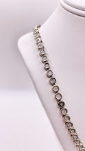 Load image into Gallery viewer, Approx 3.00 CT. Natural Diamond Illusion Setting Tennis Chain In 10 KT White Gold