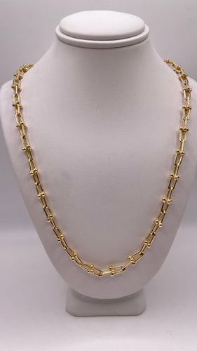 Hardware Necklace In 10 KT Yellow Gold