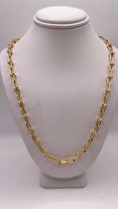 Hardware Necklace In 10 KT Yellow Gold