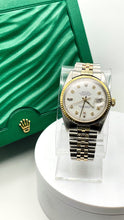 Load image into Gallery viewer, 36mm DateJust Rolex White Diamond Dial