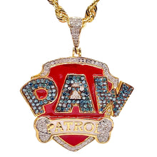Load image into Gallery viewer, 1.13 CT. Natural Diamond Paw Patrol Pendant In 10 KT Yellow Gold