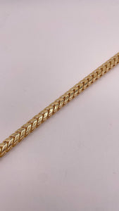 5.8mm Millennium Franco Link Chain In 10 KT Yellow Gold