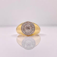 Load image into Gallery viewer, 0.25 CT. Natural Diamond Round Shape Men’s Pinky Ring In 10 KT Yellow Gold