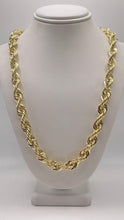 Load image into Gallery viewer, 8.2mm Diamond-Cut Rope Chain In 10 KT Yellow Gold