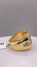 Load image into Gallery viewer, 1.09 CT. Natural Diamond Men’s Comfort Fit Ring In 10 KT Yellow Gold