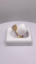 Load image into Gallery viewer, 0.21 CT. Natural Diamond Heart Ring Set In 10 KT Yellow Gold