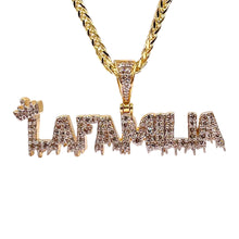 Load image into Gallery viewer, 0.78 CT. Natural Diamond LaFamilia Pendant In 10 KT Yellow Gold