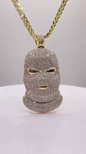 Load image into Gallery viewer, 2.30 CT. Natural Diamonds Ski Mask Balaclava Pendent In 10 KT Yellow Gold