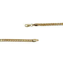 Load image into Gallery viewer, 3mm Franco Link Chain In 14 KT Yellow Gold