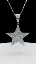 Load image into Gallery viewer, Silver Star Pendent With CZ