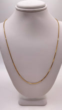 Load image into Gallery viewer, 1mm Box Link Chain In 10 KT Yellow Gold