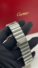 Load image into Gallery viewer, 39.8mm Santos De Cartier Watch Large With Green Dial