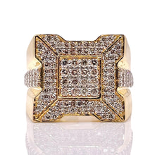 Load image into Gallery viewer, 1.14 CT. Natural Diamond Men’s Ring In 10 KT Yellow Gold
