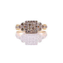 Load image into Gallery viewer, 0.50 CT. Natural Diamond Ladies Ring In 10 KT Yellow Gold