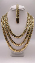 Load image into Gallery viewer, 9mm Solid Miami Cuban Link Chain/Bracelet In 10 KT Yellow Gold