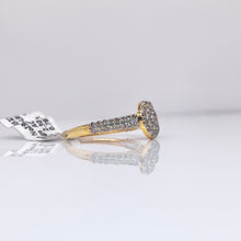Load image into Gallery viewer, 0.59 CT. Natural Diamond Ladies Ring In 10 KT Yellow Gold