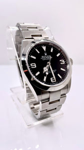 40mm 2025 Explorer Rolex Men’s Watch With Black Dial