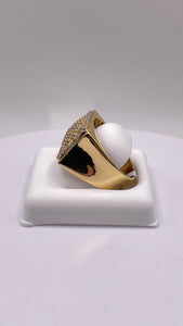 0.61 CT. Natural Diamond Men’s Ring In 10 KT Yellow Gold