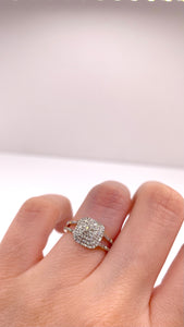 0.32 CT. Natural Diamond Women’s Ring In 10 KT Yellow Gold