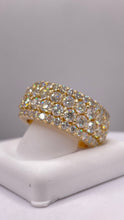 Load image into Gallery viewer, 7.00 CT. Natural Diamond 14 KT Yellow Gold Men’s Eternity Ring