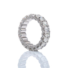 Load image into Gallery viewer, 7mm 14 CT. Lab Grown Diamond Eternity Band In 14 KT White Gold