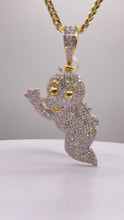 Load image into Gallery viewer, 1.35 CT. Natural Diamond Casper The Ghost Pendent In 10 KT Yellow Gold