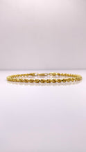 Load image into Gallery viewer, 2.6mm Semi-Solid Rope Chain/Bracelet In 10 KT Yellow Gold