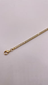 2.3mm CZ Tennis Bracelet In 10 KT Yellow Gold