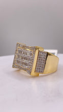 Load image into Gallery viewer, 1.16 CT. Natural Diamond Men’s Ring In 10 KT Yellow Gold
