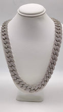 Load image into Gallery viewer, 14mm Moissanite Miami Cuban Link Chain In Silver