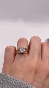 0.45 CT. Natural Diamond Women’s Ring In 10 KT Yellow Gold