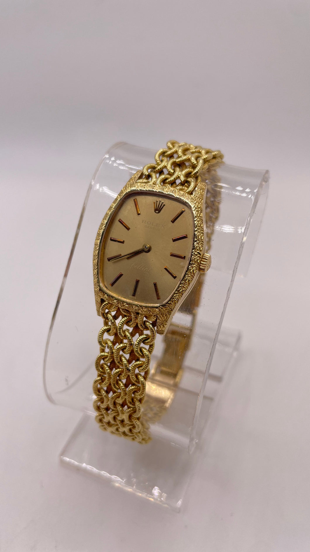Women’s Rolex Cellini Watch In 18 KT Gold