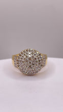 Load image into Gallery viewer, 1.56 CT. Natural Diamonds Round Shape Men’s Ring In 10 KT Yellow Gold