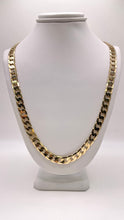Load image into Gallery viewer, 6.3mm Curb Link Chain In 10 KT Yellow Gold