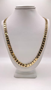 6.3mm Curb Link Chain In 10 KT Yellow Gold